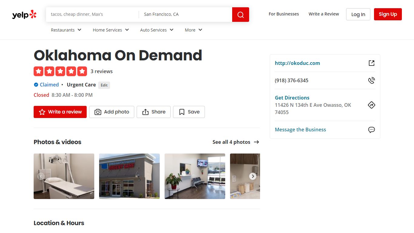 OKLAHOMA ON DEMAND - Urgent Care - Yelp