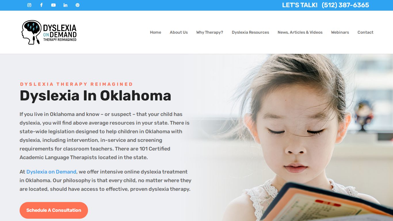 Oklahoma - Dyslexia On Demand